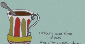 آغاز روز با کافئین I start working when the CAFFEINE does