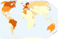 نقشه مصرف سرانه قهوه در دنیا Current Worldwide Annual Coffee Consumption per capita