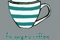 empty coffee cup