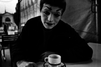 Clown with Coffee