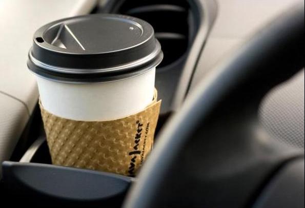 قهوه در ماشین