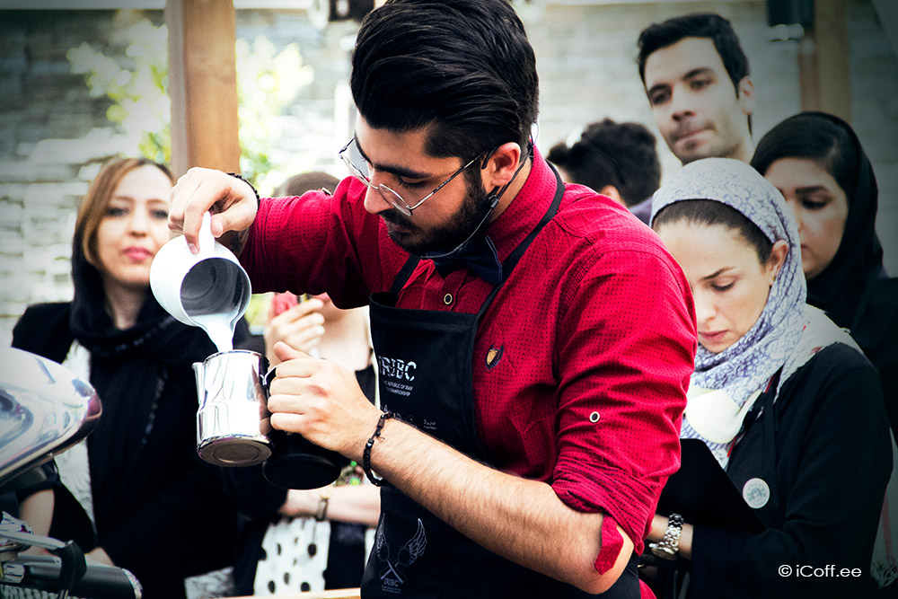 مسابقه ملی باریستا ایران قهوه