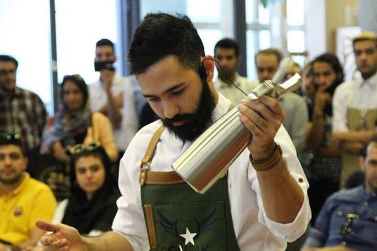 سامین رهنورد مسابقه باریستا ایران قهوه