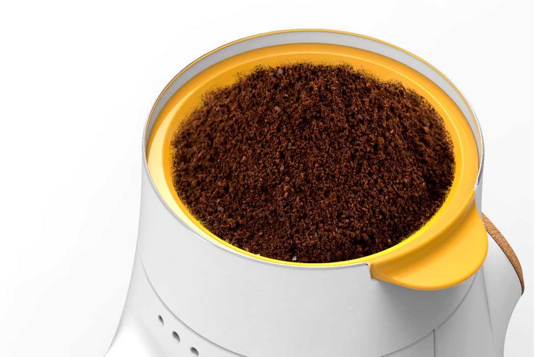 قهوه سازی که قارچ خوراکی تولید می‌کند.