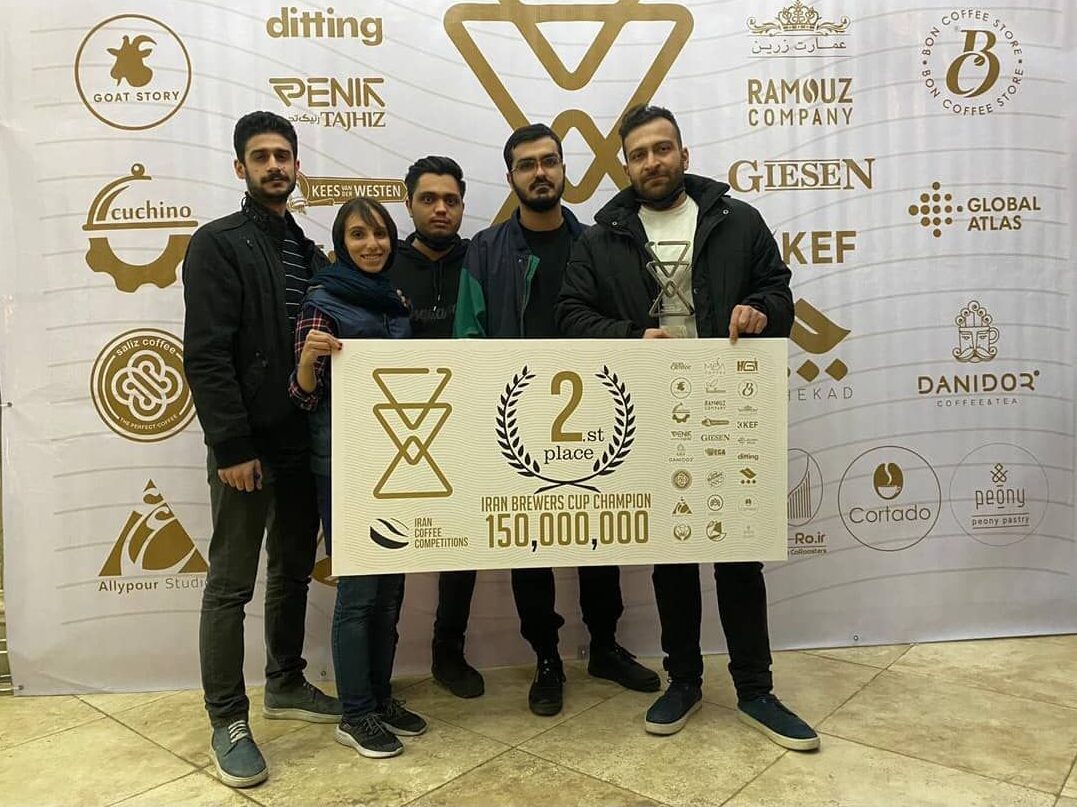شهاب شفیع مسابقه دم‌آوری قهوه ایران
